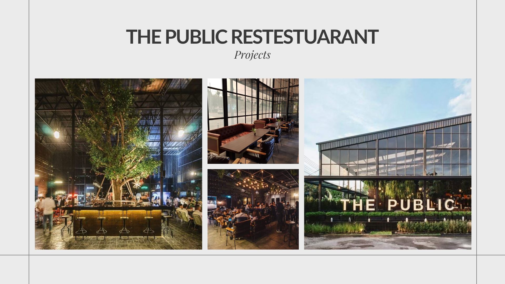 THE PUBLIC RESTAURANT